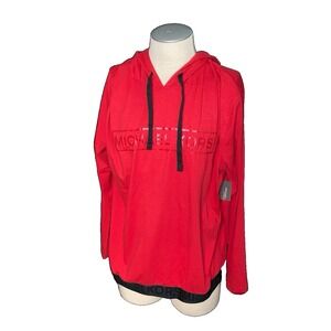 Michael Kors mens hoodie XL Red Light Weight